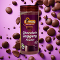 Sarvaay Chocolate Jaggery Powder jar with natural cocoa jaggery blend